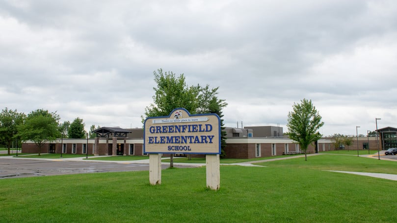 Front view of Greenfield Elementary
