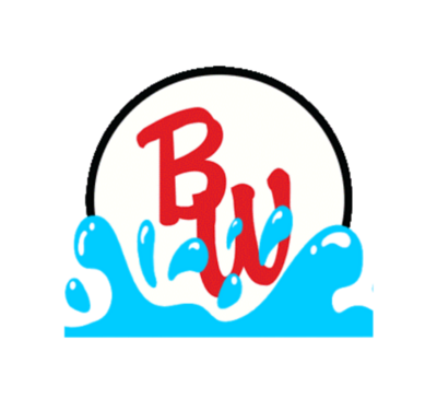 BW icon with water splashing